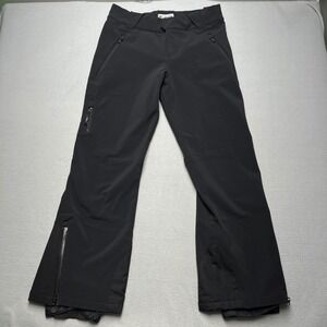 New Columbia Titanium Ski Pant Women BlackSoftshell Fleece Lined Snow Trouser L